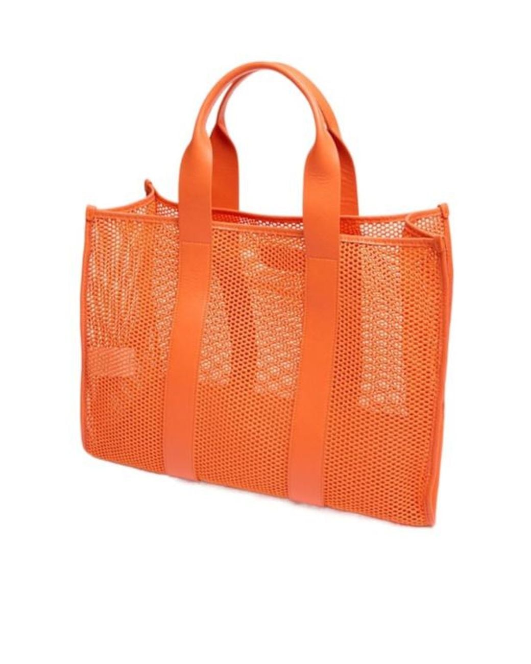 MSGM Orange Large Mesh Bag
