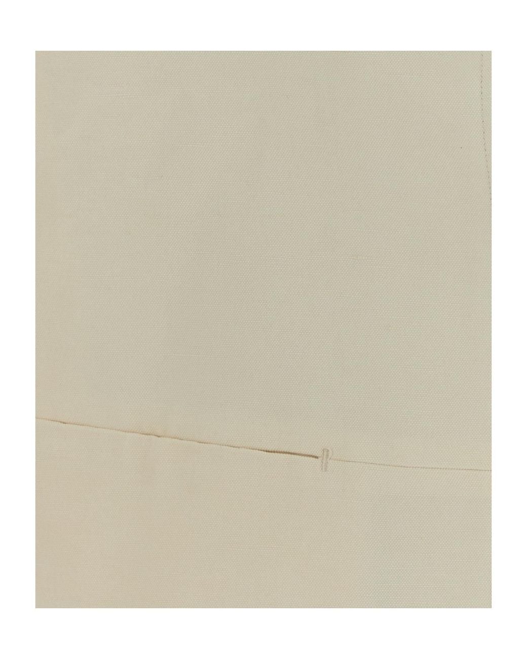 Co. White Drop Armhole Long Gilet Jacket