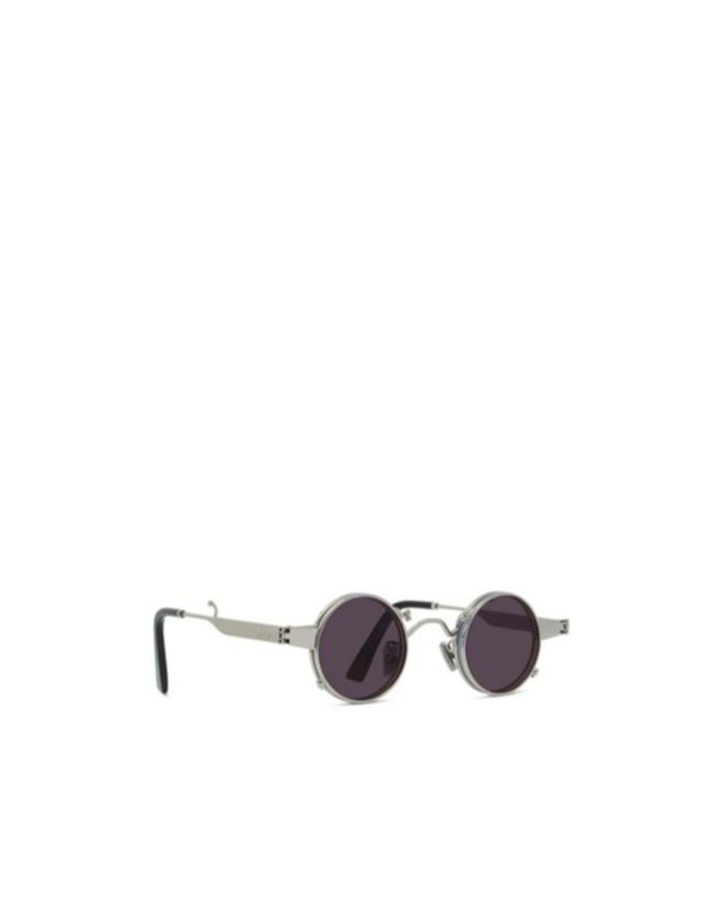 KENZO White Round Frame Sunglasses for men