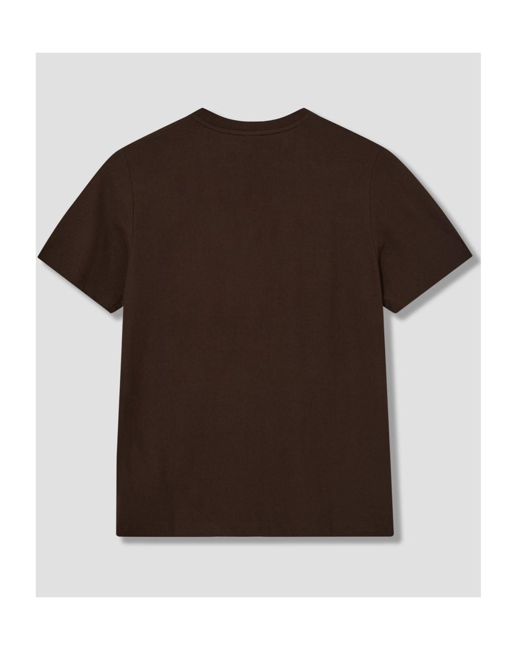 Norse Projects Brown Crew Neck Short-Sleeved T-Shirt for men