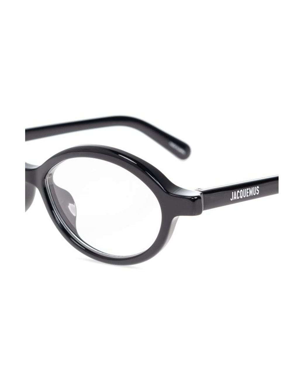 Jacquemus White Oval Frame Glasses