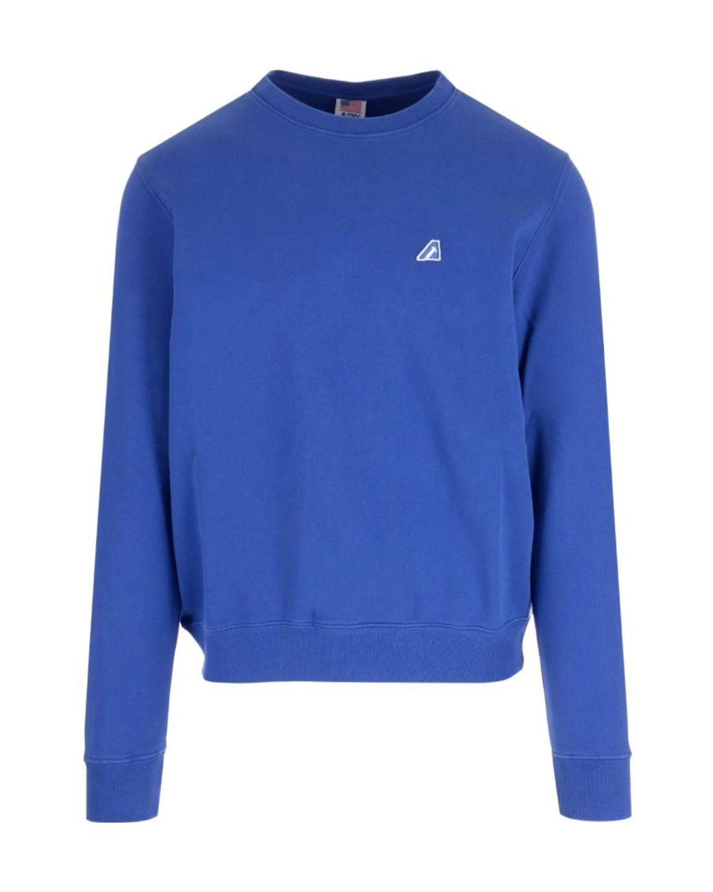 Autry Blue Long Sleeved Logo Printed Sweatshirt for men