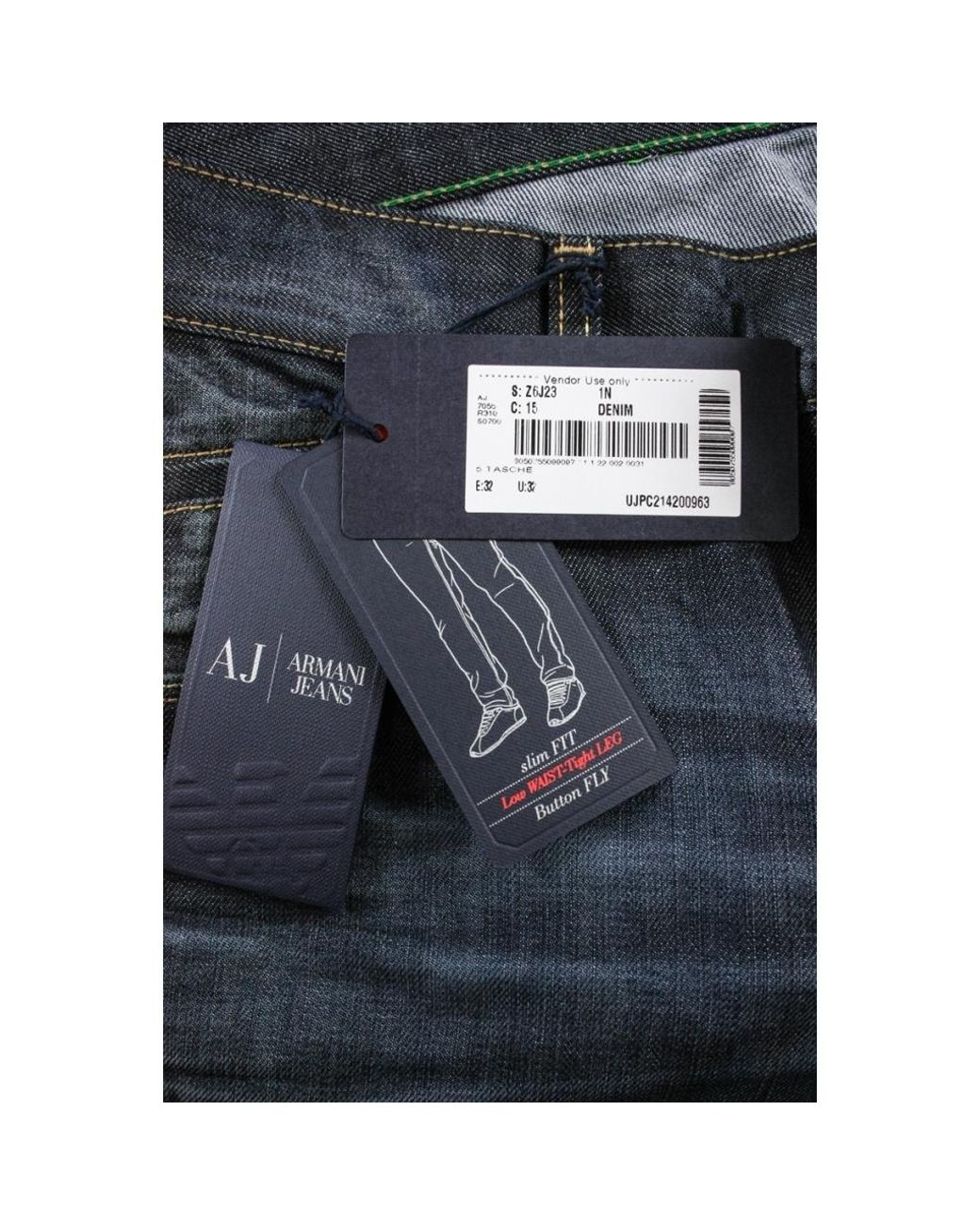 Armani Jeans Blue Five-Pocket Jeans for men