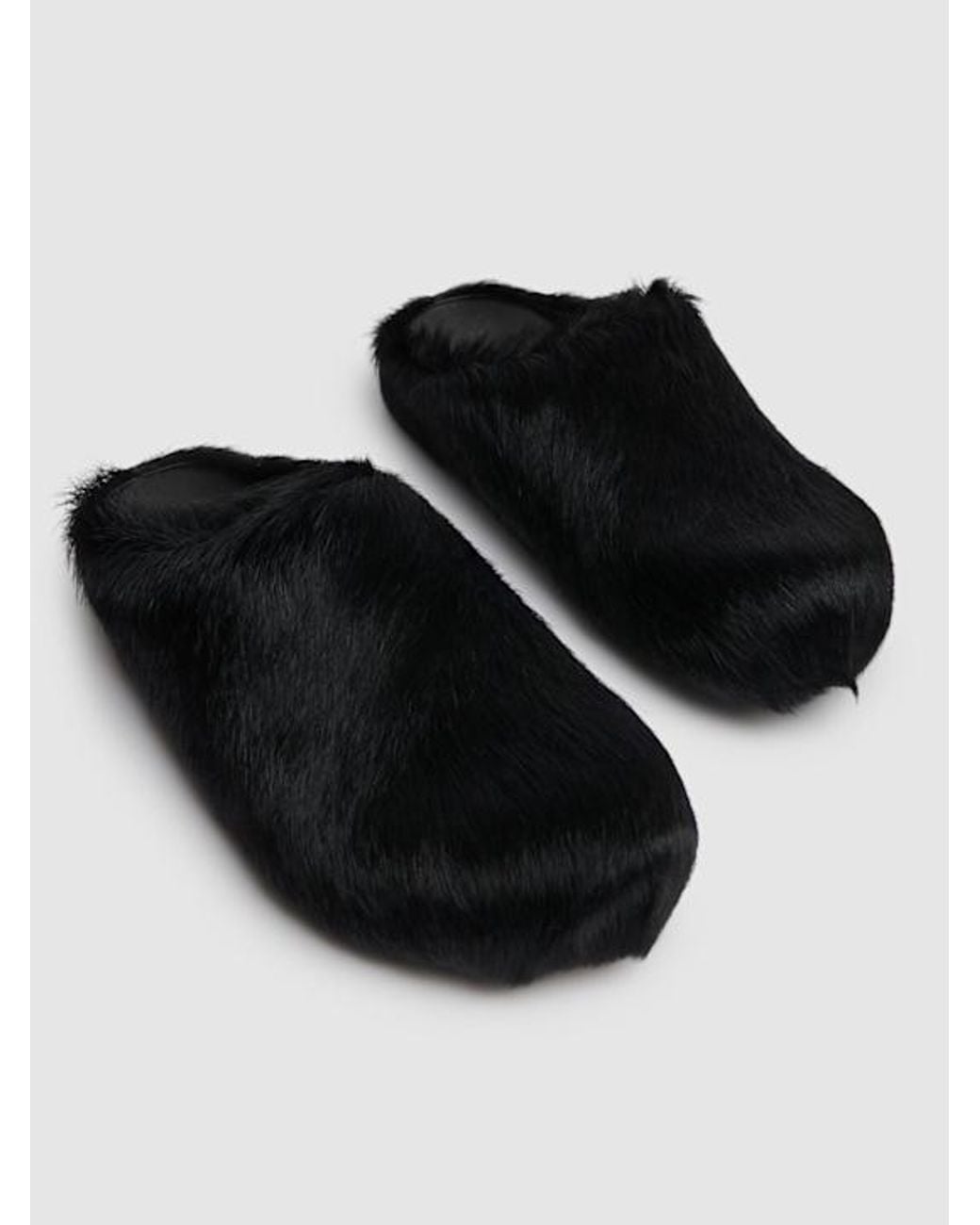 Marni Black Slipon Sandals