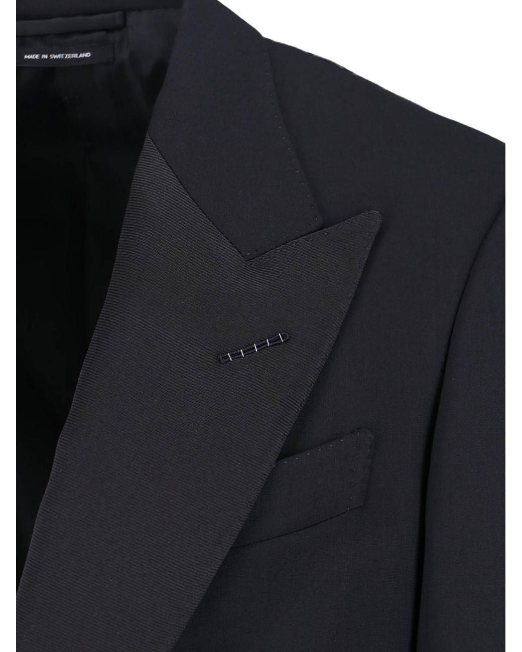 Tom Ford Black Single Breasted Blazer for men