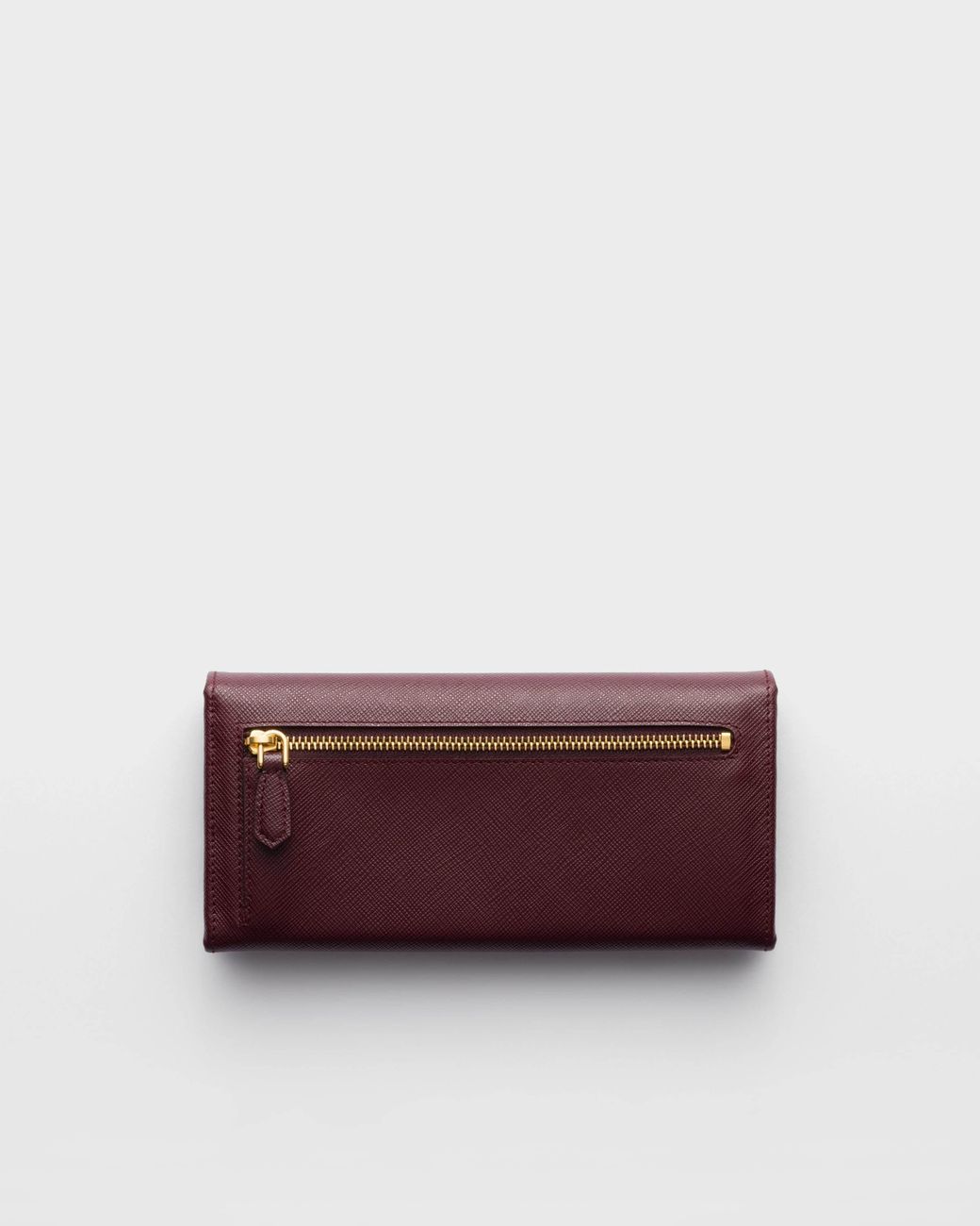 Prada Purple Large Saffiano Leather Wallet