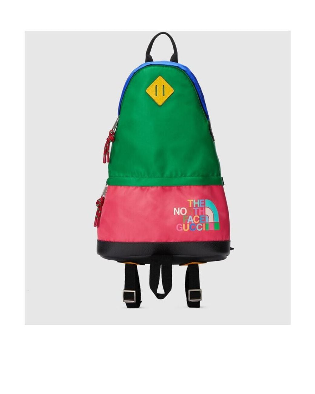 Gucci Green X The North Face Logo Backpack for men