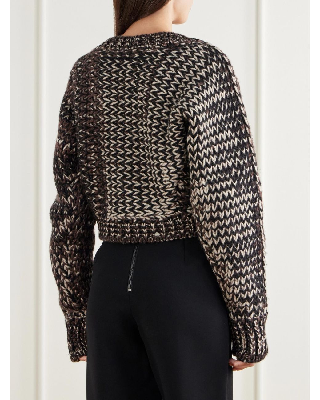 Kallmeyer Black Wool-Blend Cardigan