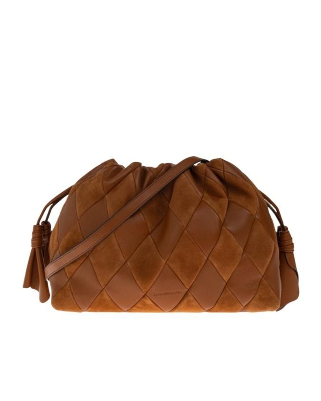 Zimmermann Brown Cloud 91 Medium Clutch Bag