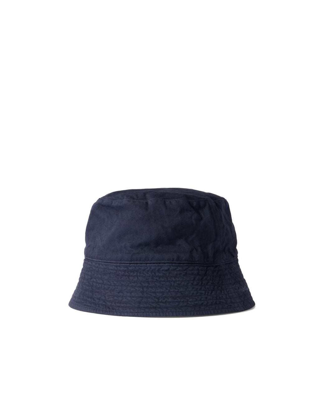 Auralee Blue Kijima Takayuki Finx Cotton-Twill Bucket Hat
