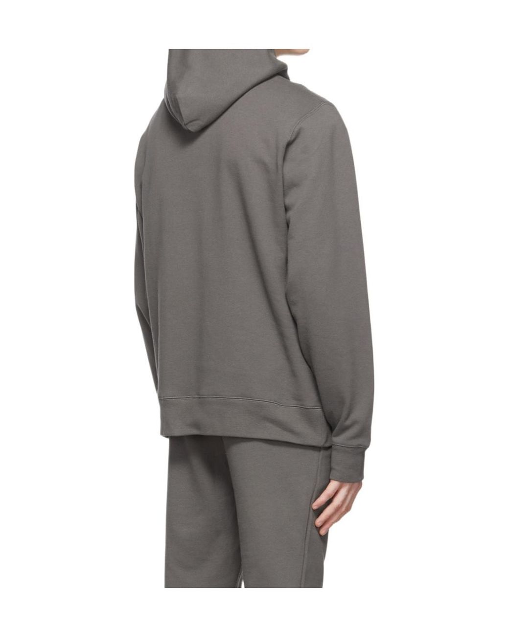 BBCICECREAM Gray Arch Logo Hoodie for men