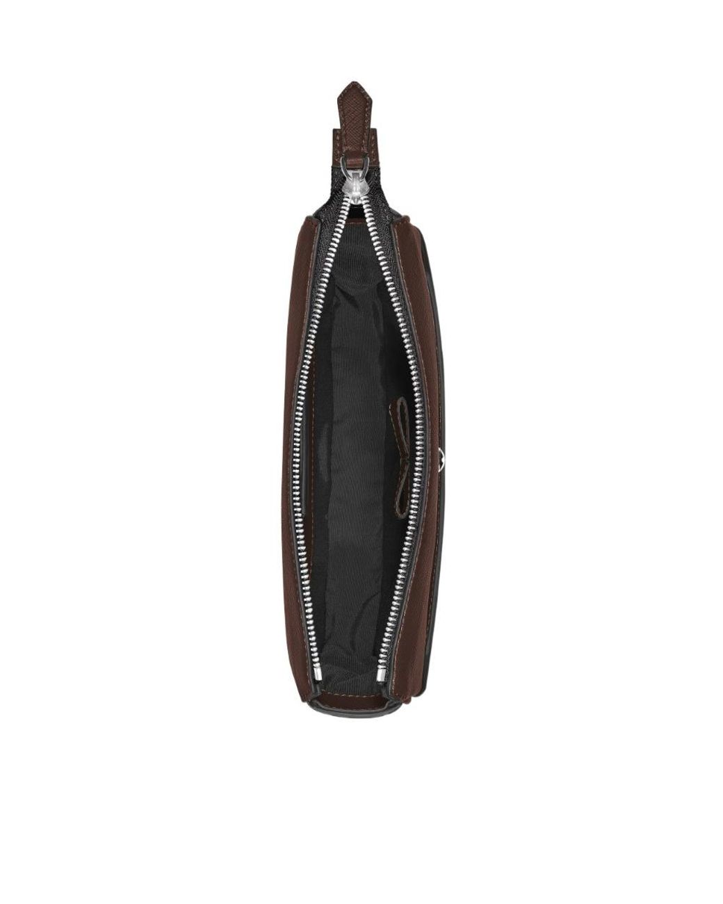 Montblanc Brown Vertical Belt Messenger Bag for men