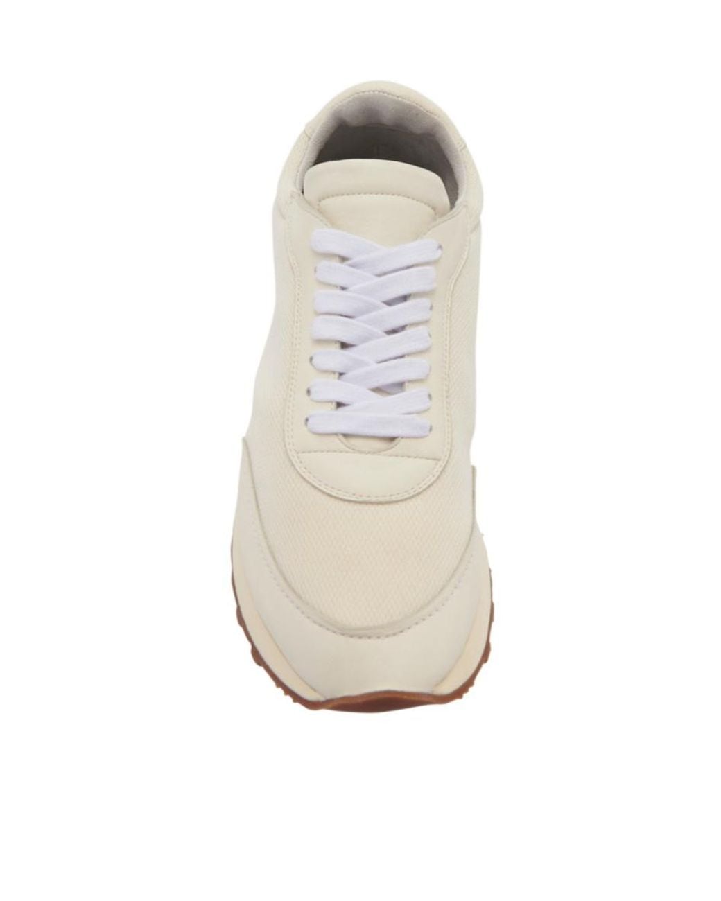 The Row White Owen Runner Mesh Lace-Up Sneakers