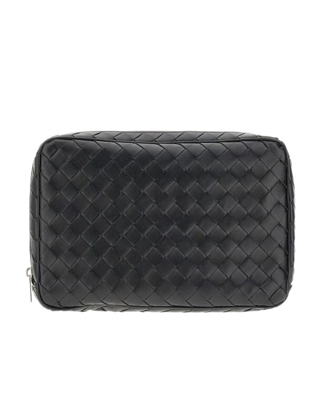 Bottega Veneta Black Intrecciato Large Organizer for men