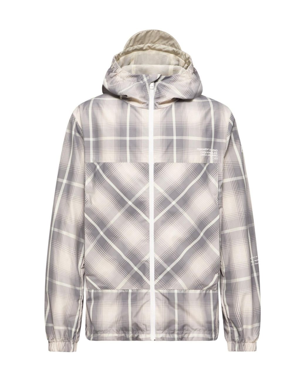 Moncler Gray X Fragment Jitsuyo Hooded Windbreaker for men