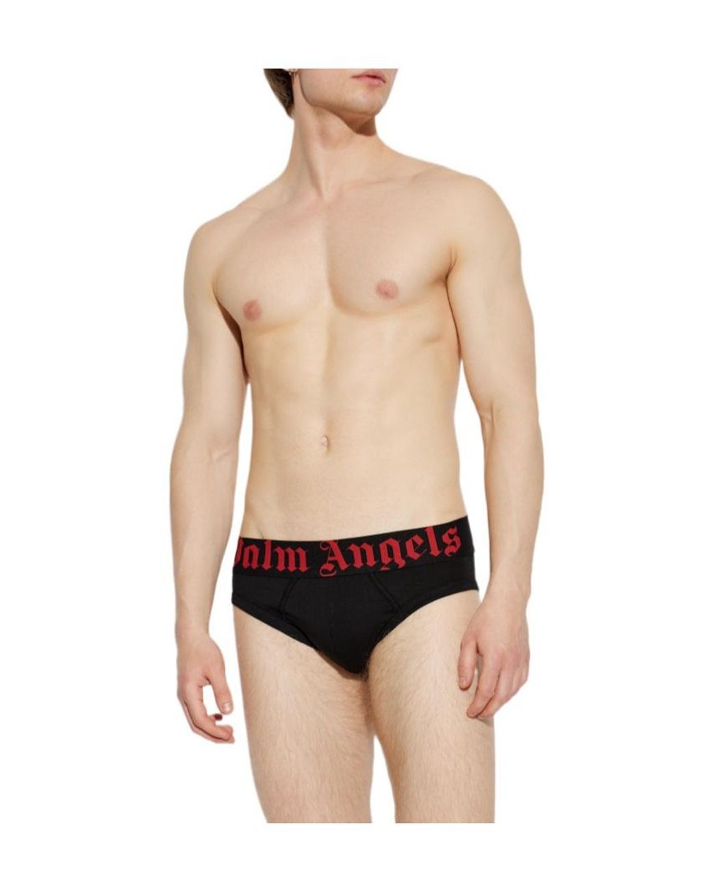 Palm Angels Black Classic Underwear Set for men