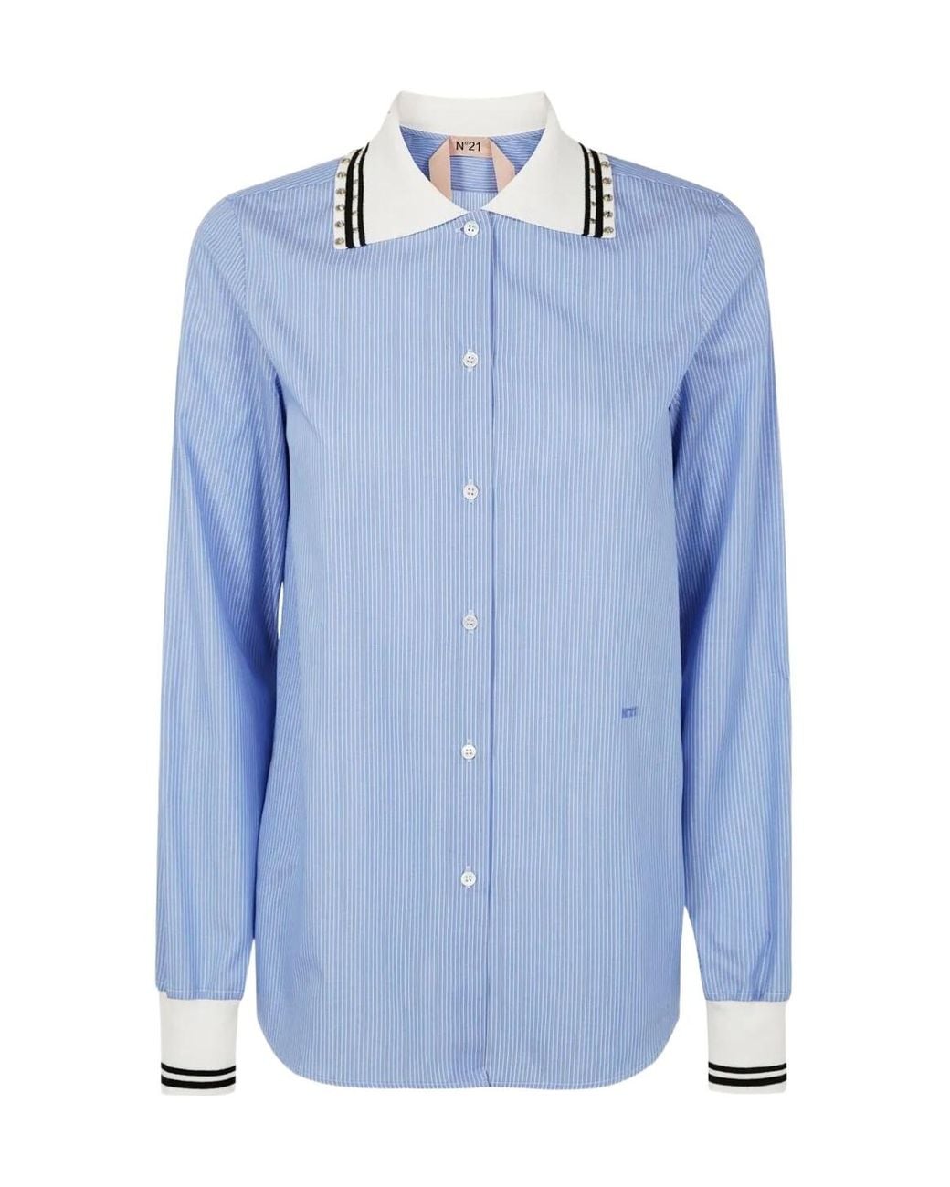 N°21 Blue Striped Shirt