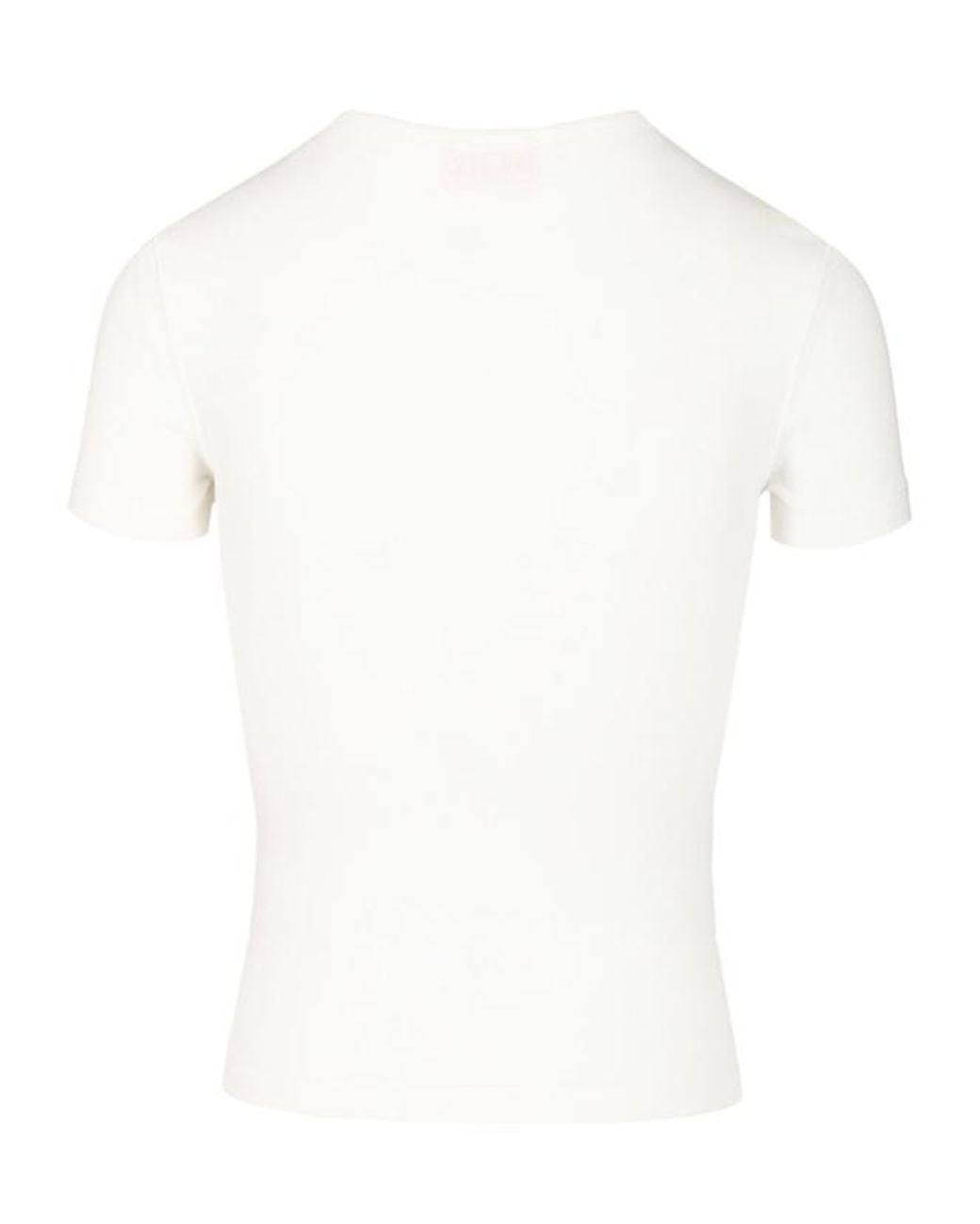 DIESEL White T-Ele-Long-Od T-Shirt