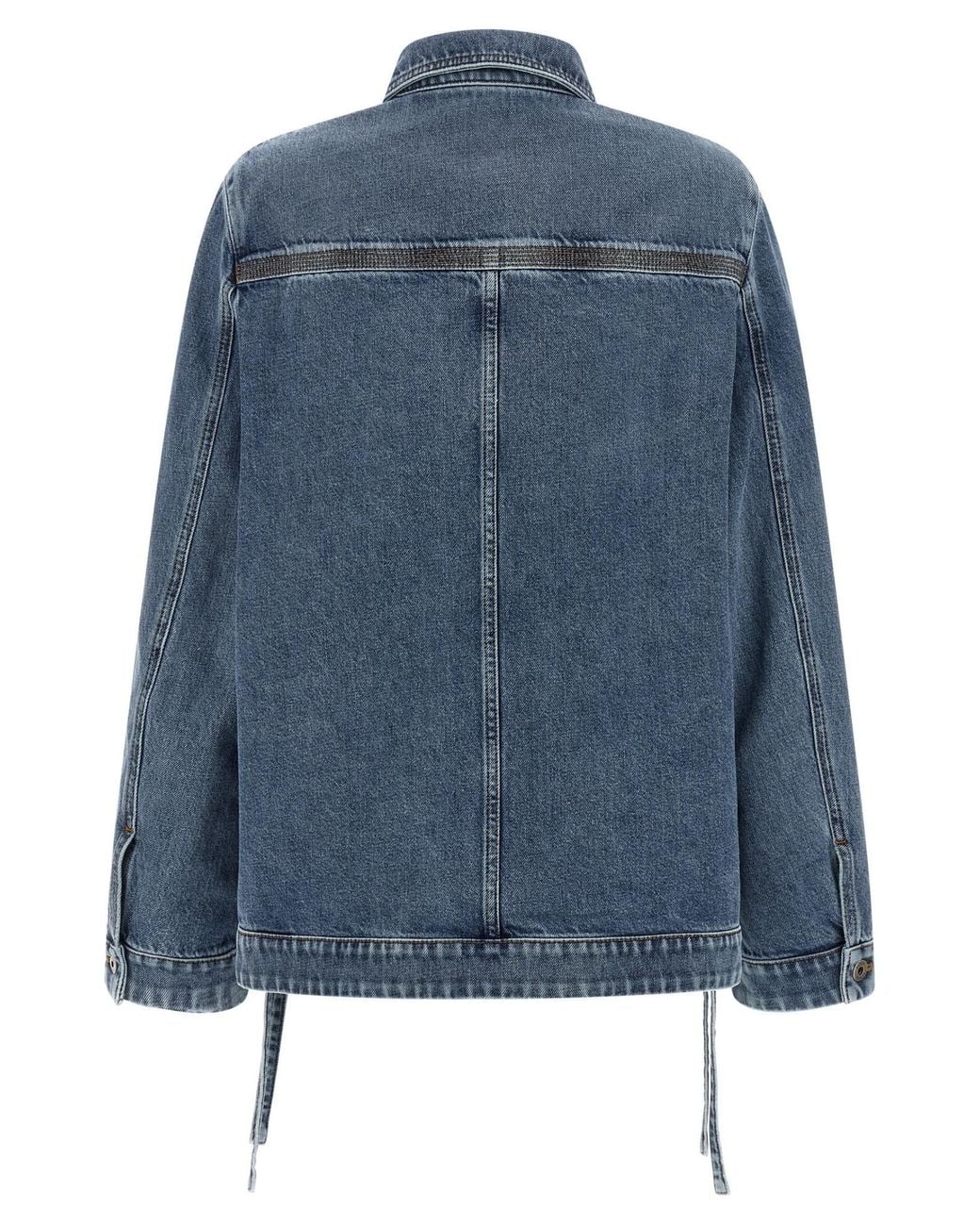 Loewe Blue Workwear Jacket