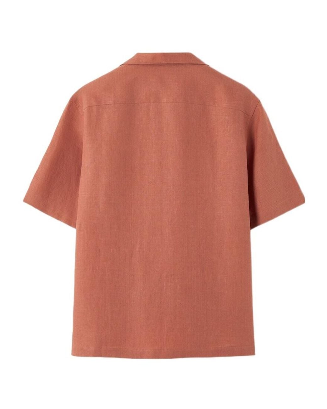 Loro Piana Orange Federico Shirt for men