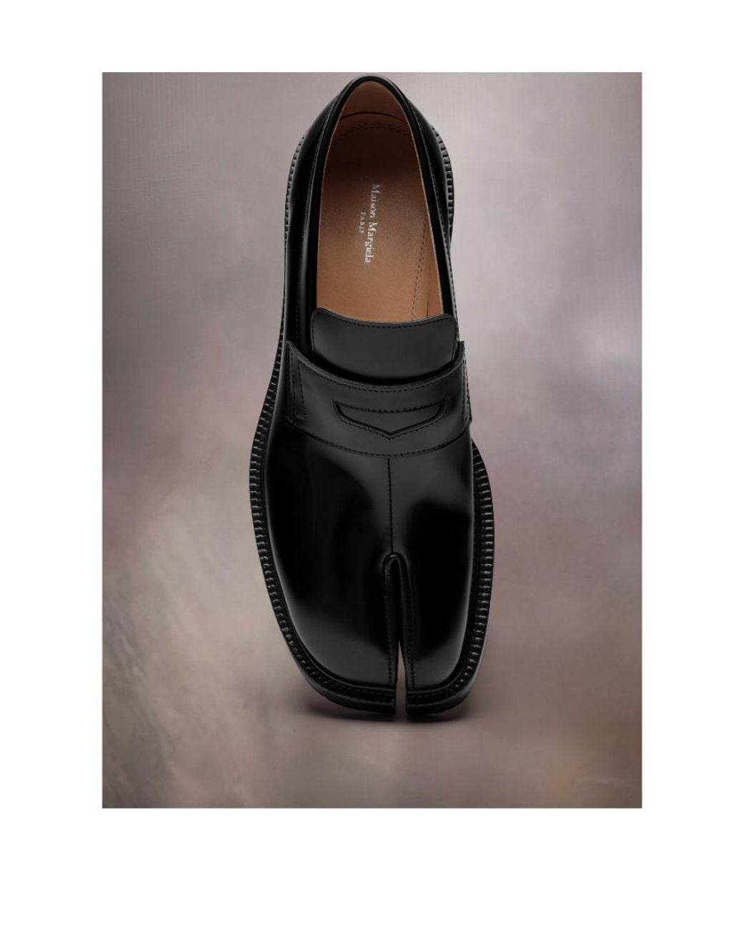 Maison Margiela Gray Tabi County Slip-On Loafers