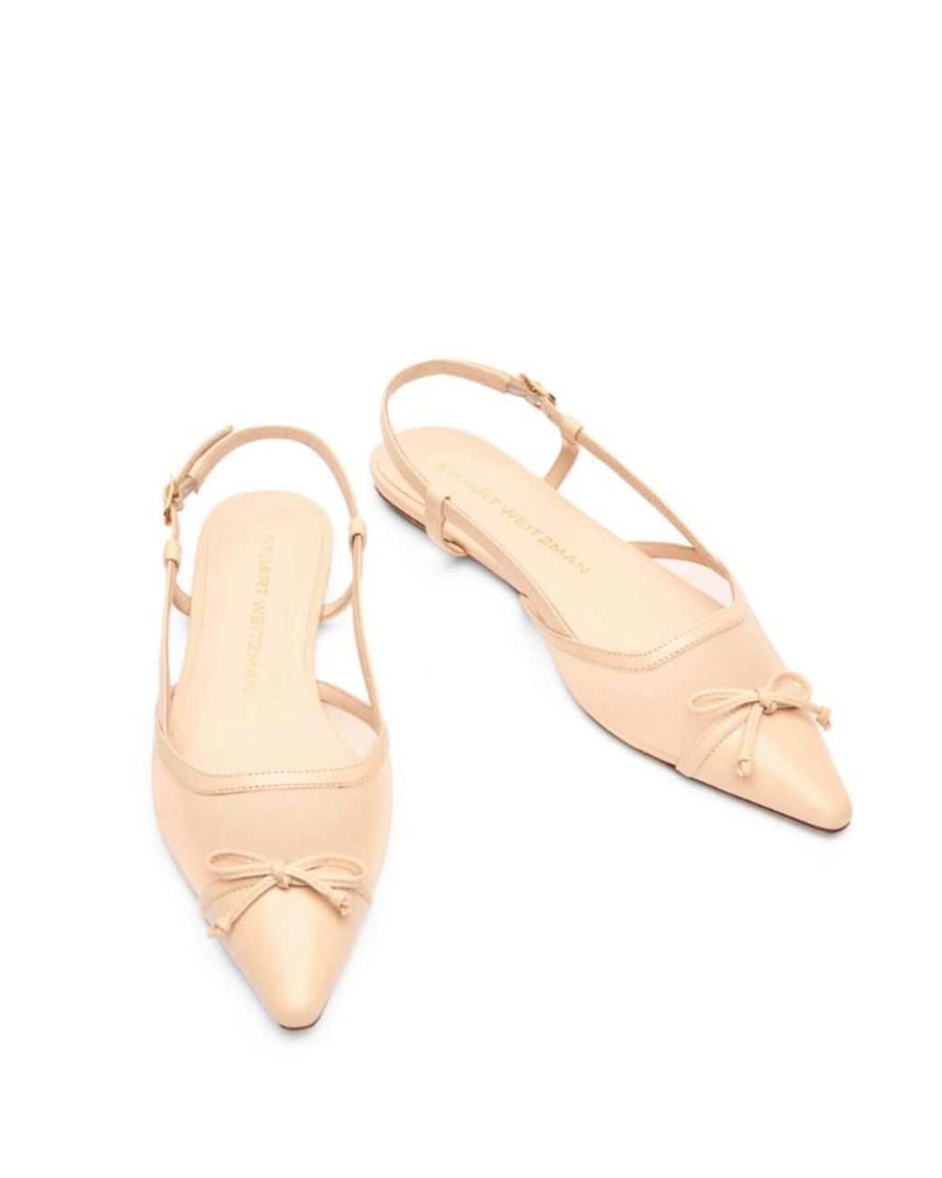 Stuart Weitzman Natural Kitty Slingback