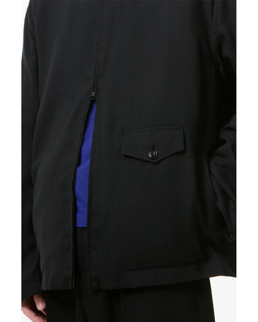 Our Legacy Black Zip-Front Knitted Jacket for men