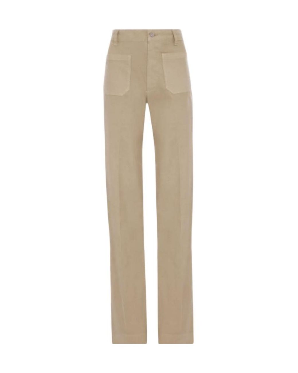 Victoria Beckham Natural Distressed Jeans