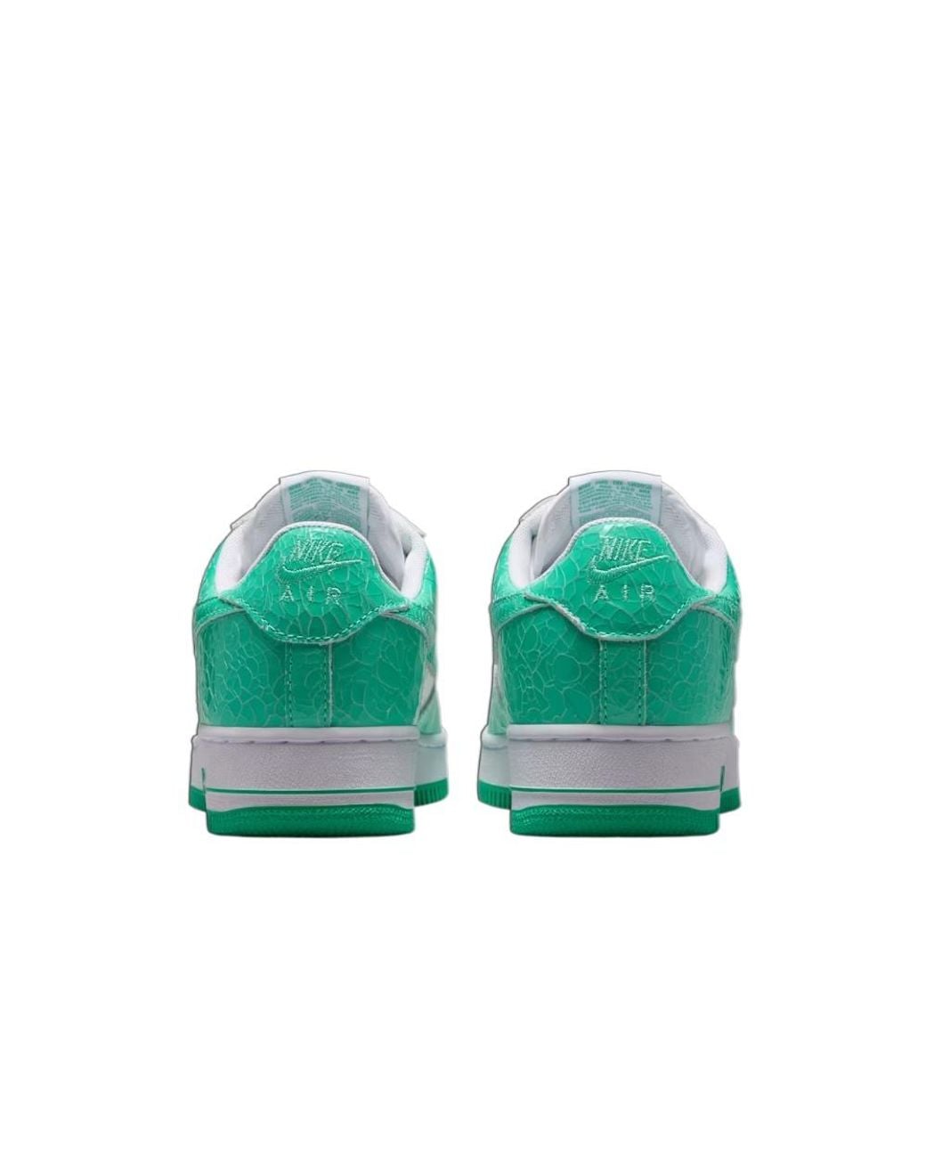 Nike Green Air Force 1 Low '01 Cracked Leather Sneakers for men