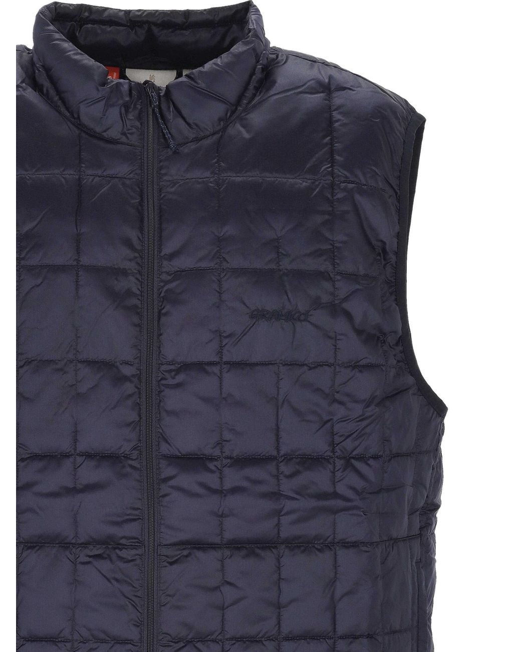 Gramicci Blue G Zero Quilted Vest for men