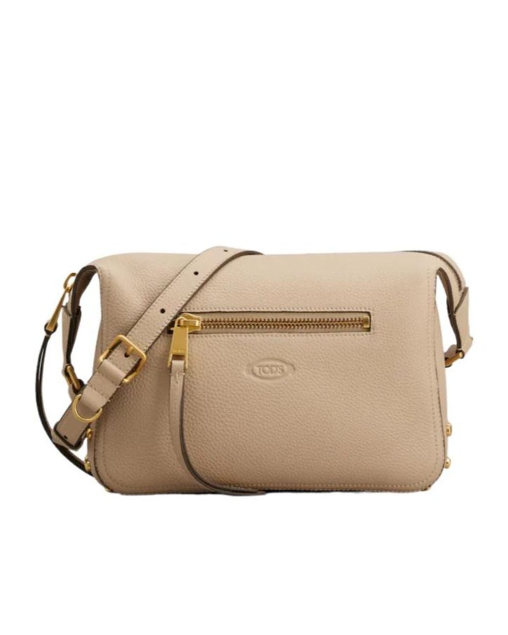 Tod's Natural Metal Dots Mini Shoulder Bag