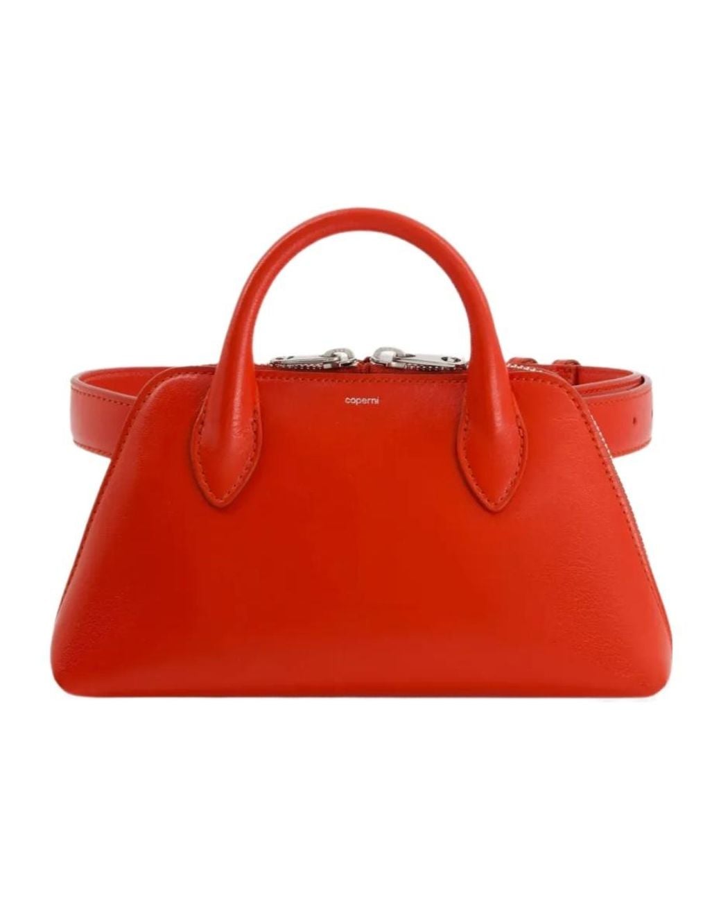Coperni Red Duffle Leather Belt Bag