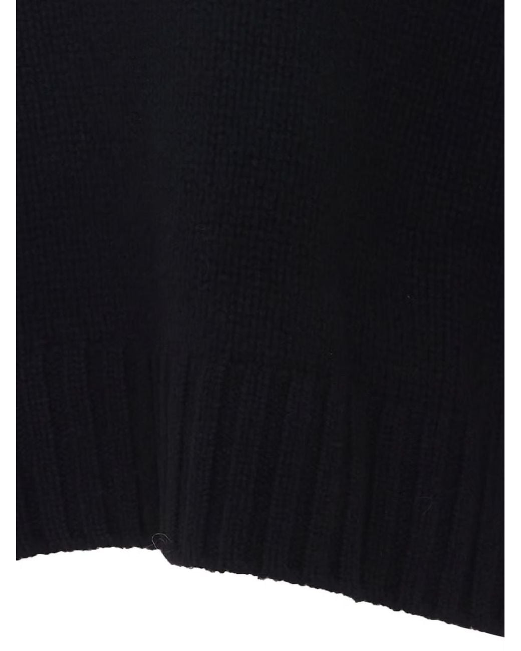 Soft Goat Black Cashmere Sweater