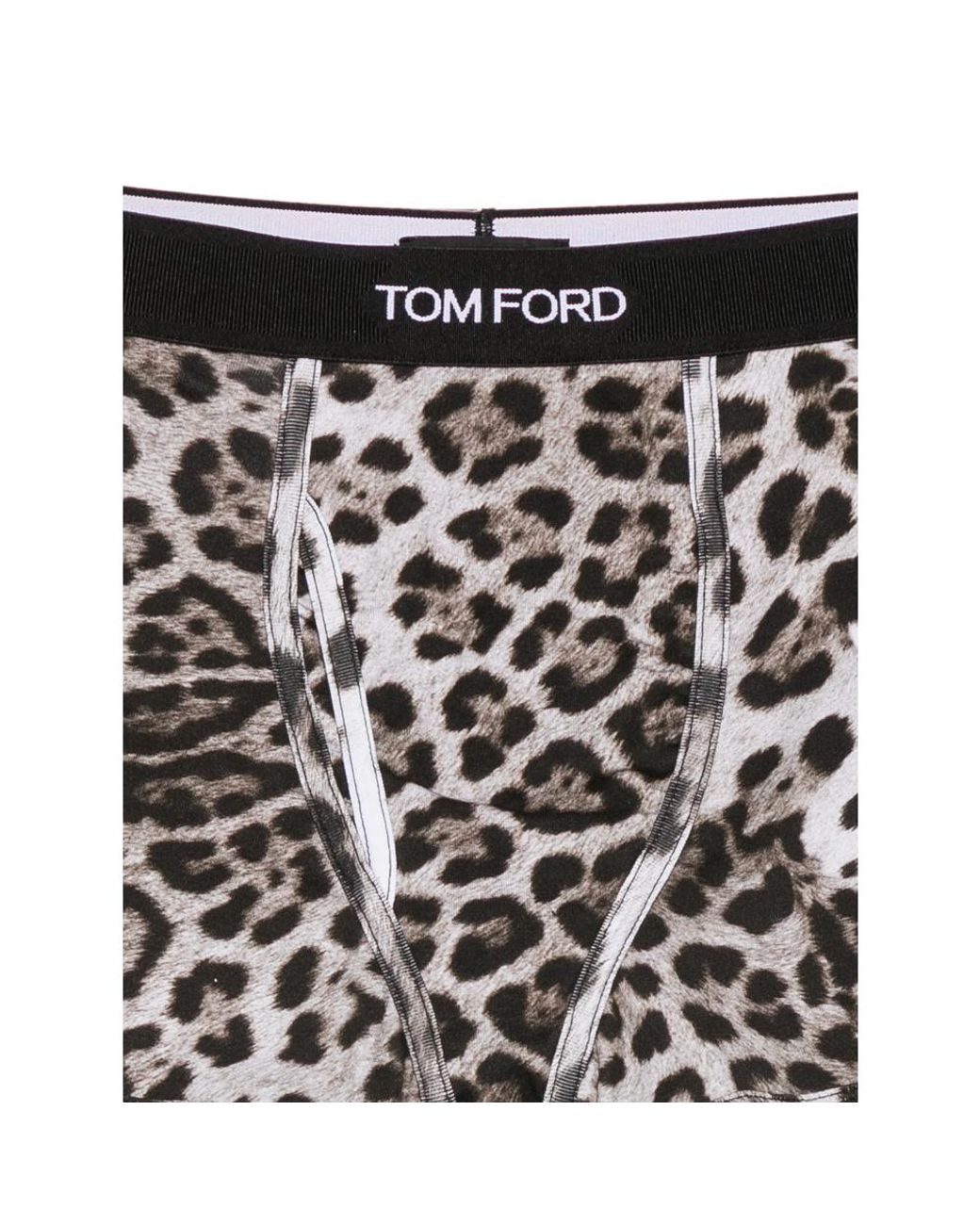 Tom Ford Black Printed Stretch Boxer Briefs for men