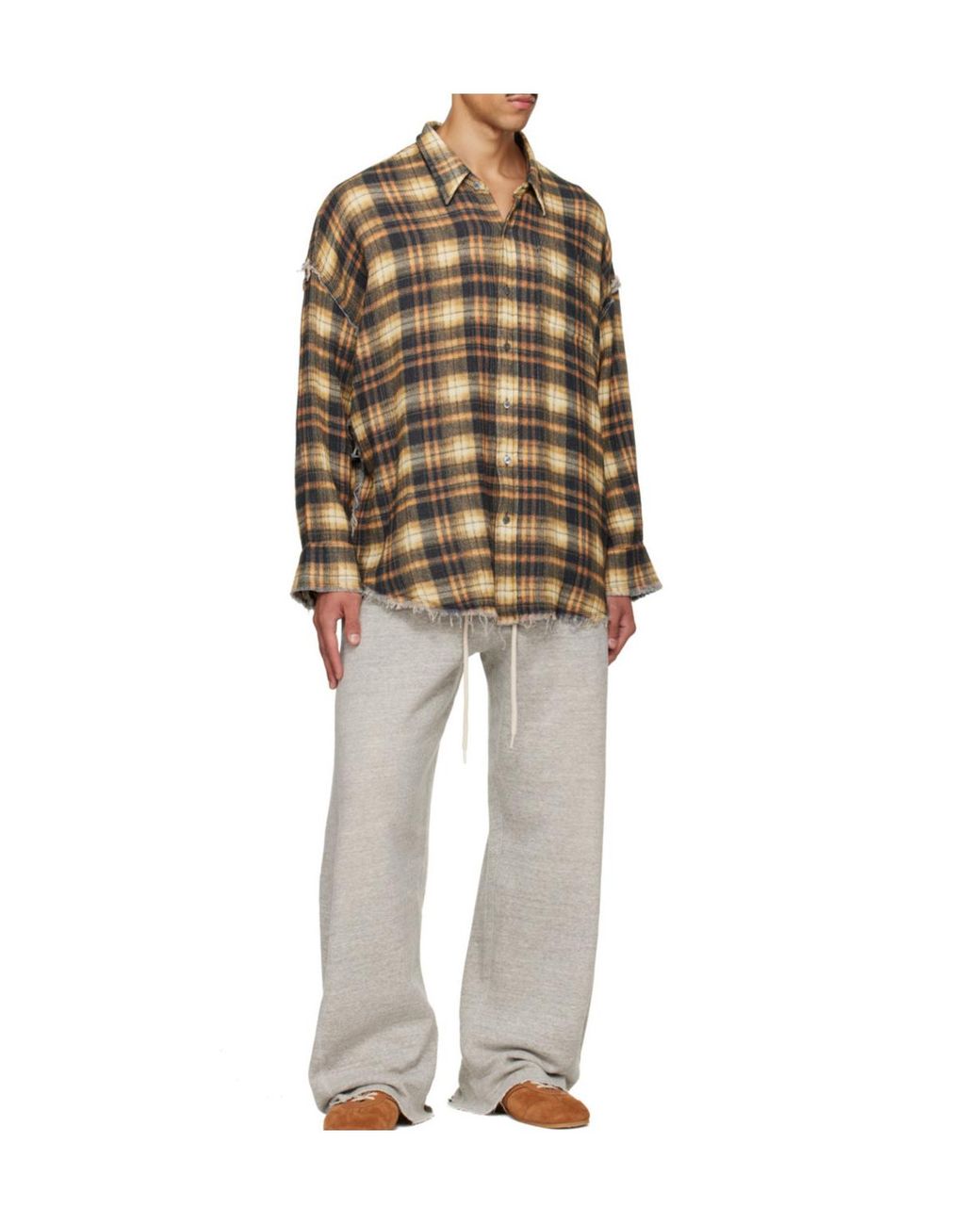R13 Multicolor Plaid Shirt