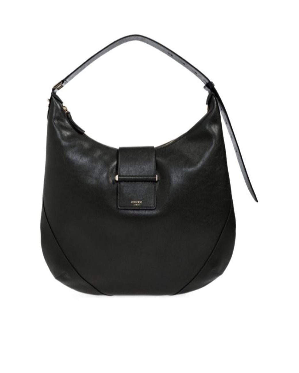 Jimmy Choo Black Shoulder Bag Bar Medium