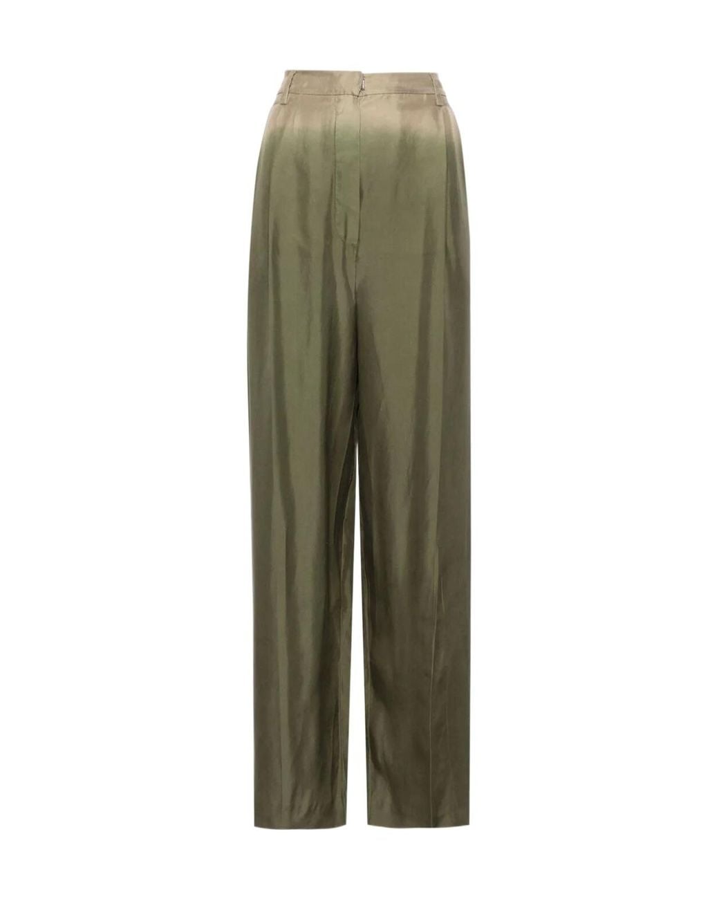 Prada Green Gradient Twill Pants