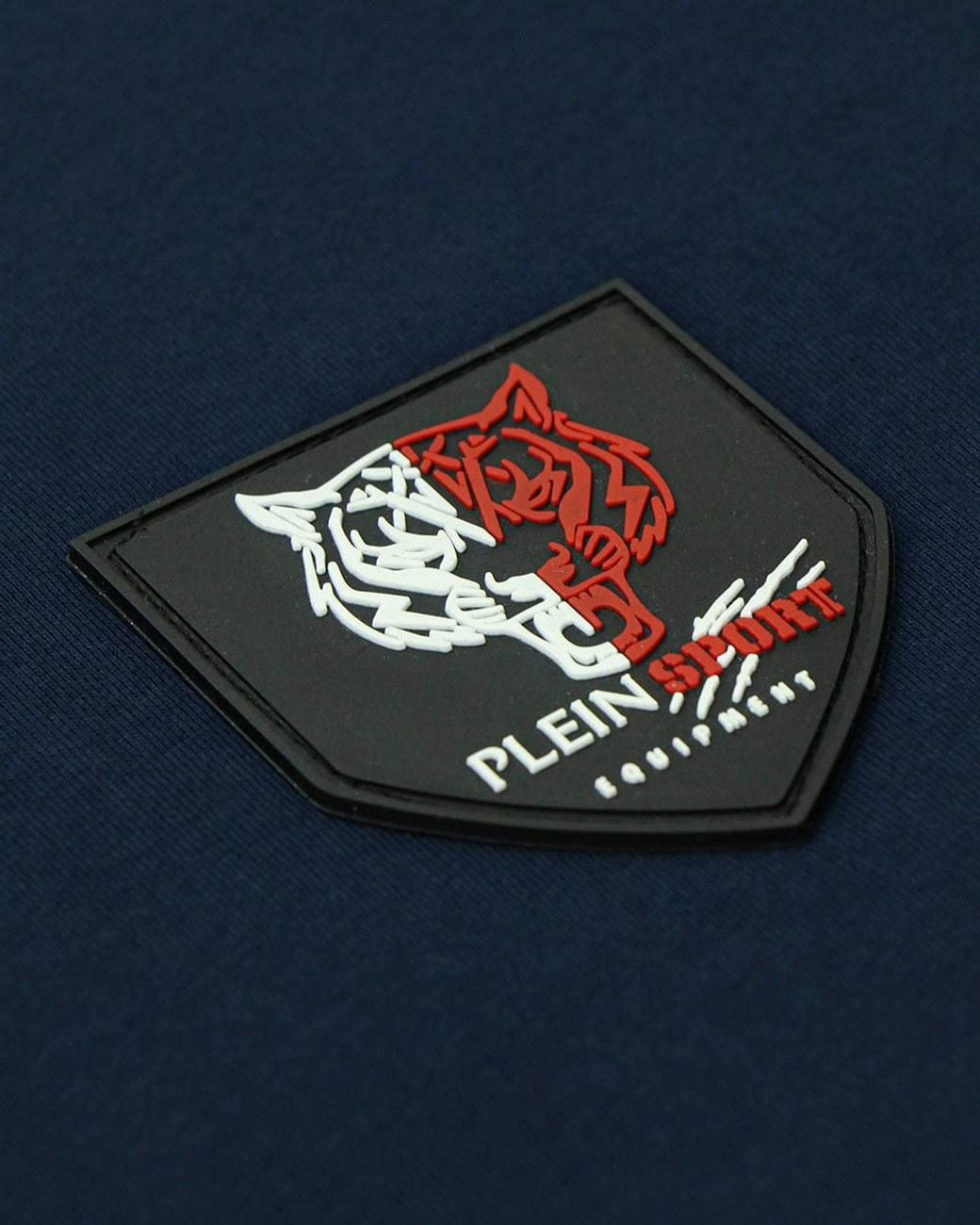 Philipp Plein Blue Logo Sticker T-Shirt for men