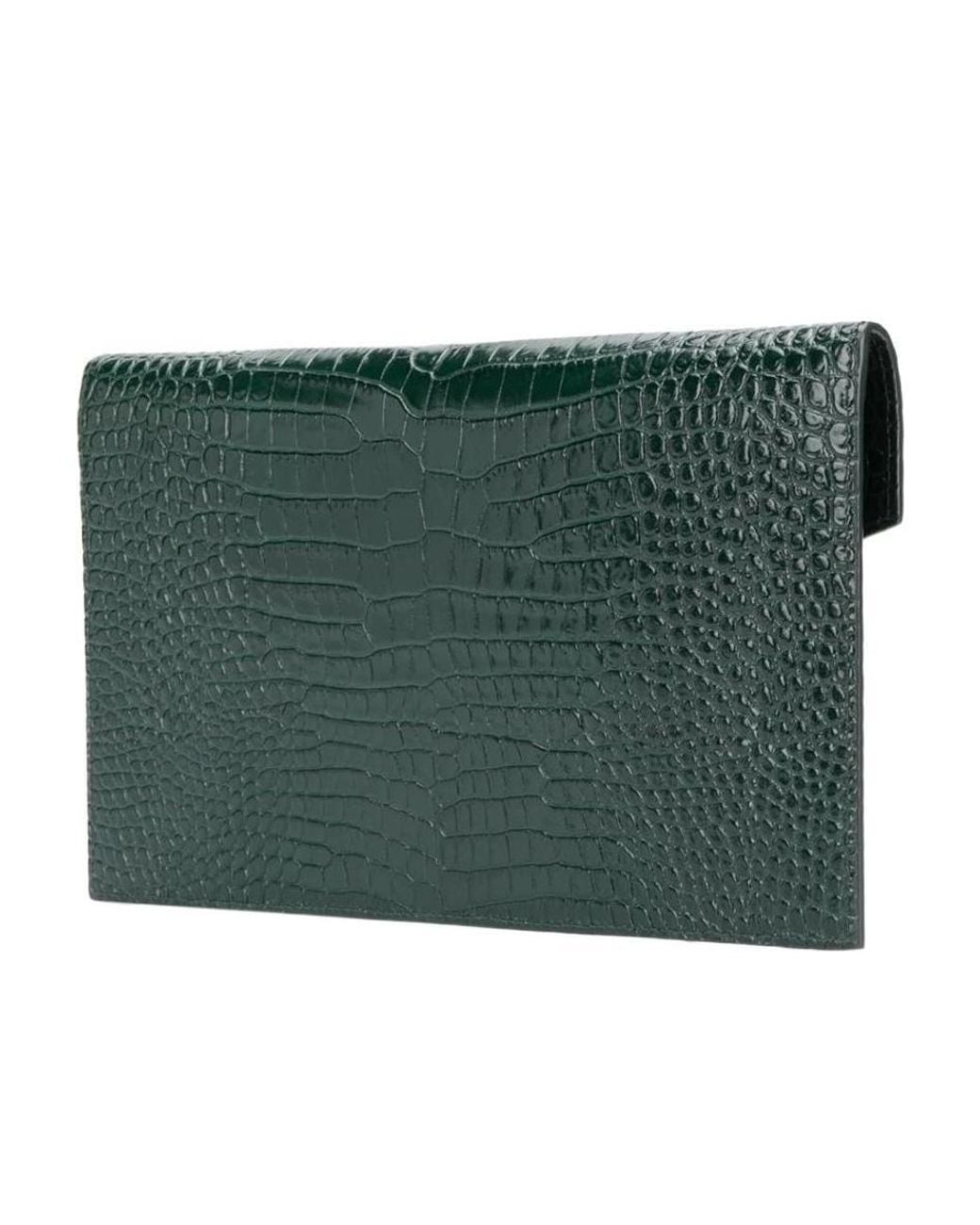 Saint Laurent Green Uptown Pouch