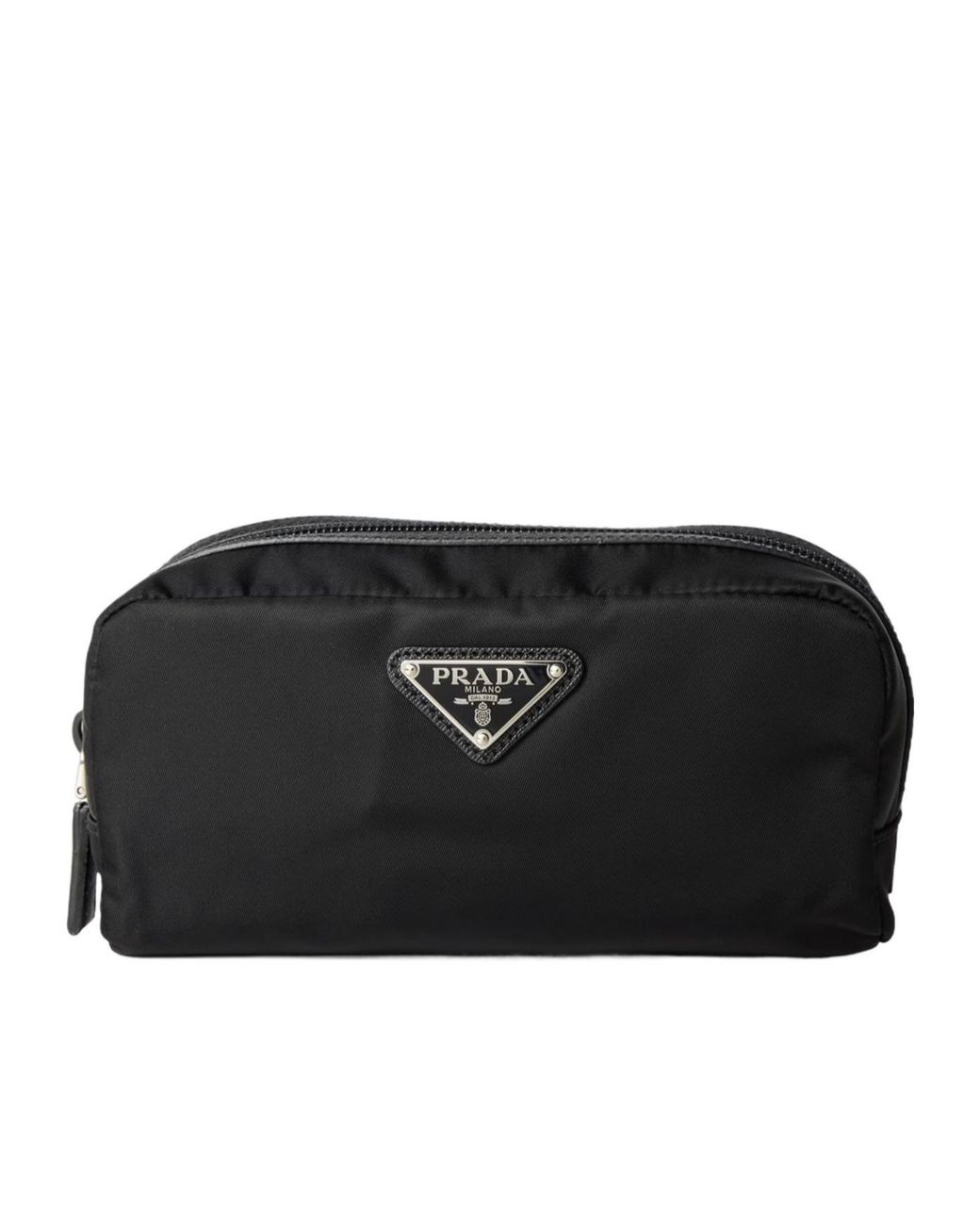 Prada Black Water-Resistant Wash Bag for men