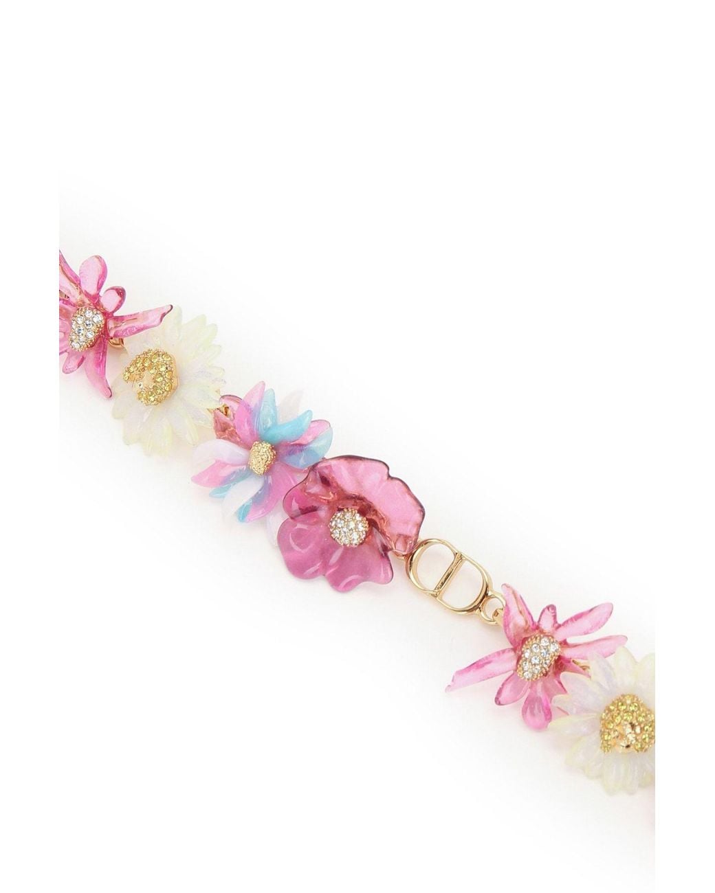 Dior Pink Flower Bracelet