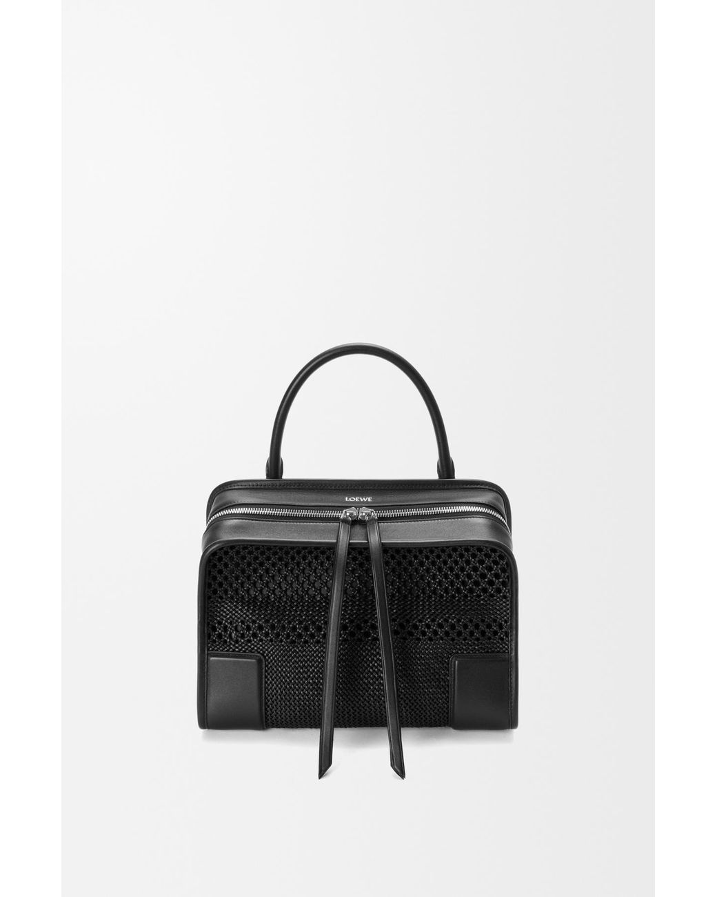 Loewe Black Medium Amazona Leather Tote Bag