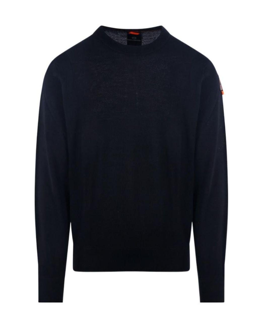 Parajumpers Blue Wool Knitted Pullover for men