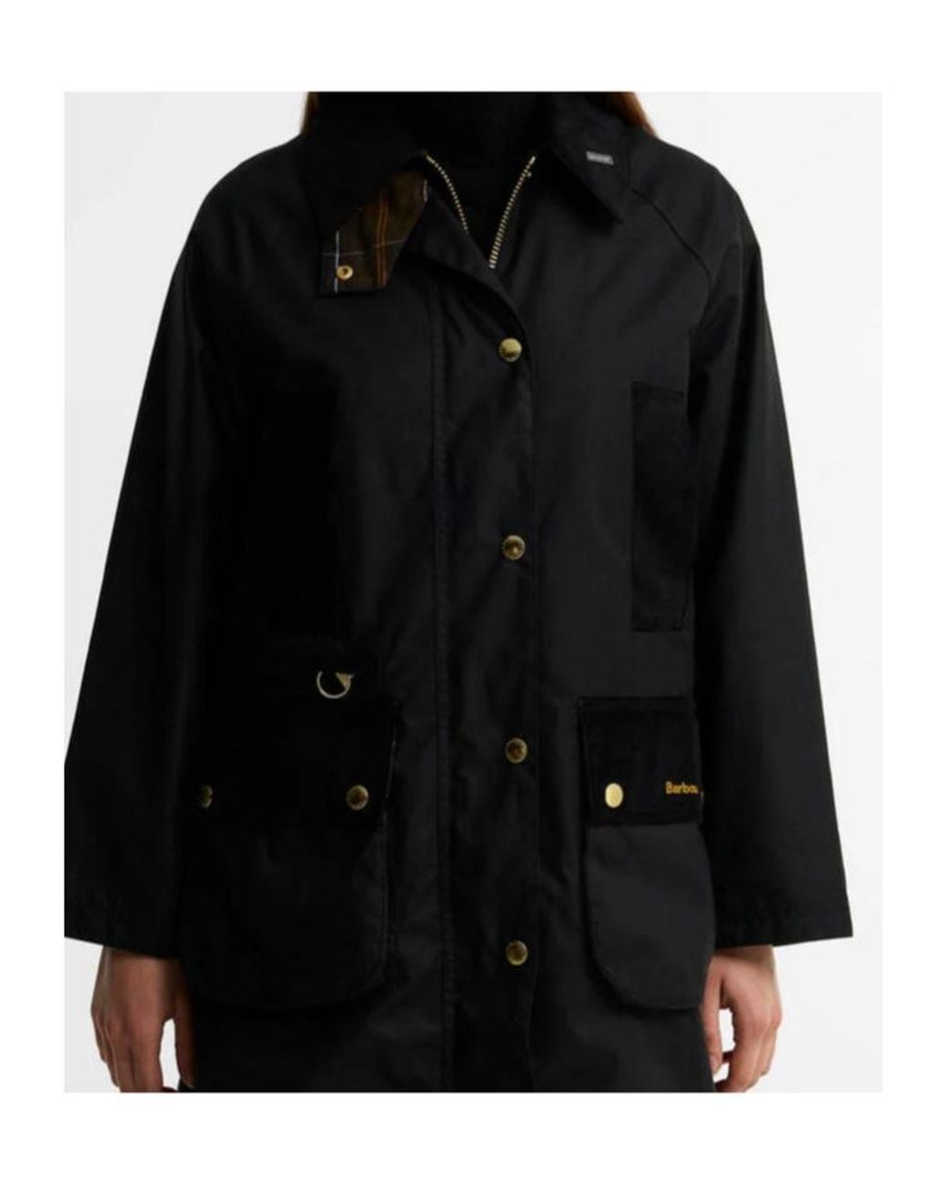 Barbour Black Icons Modern Beaufort Waxed Jacket