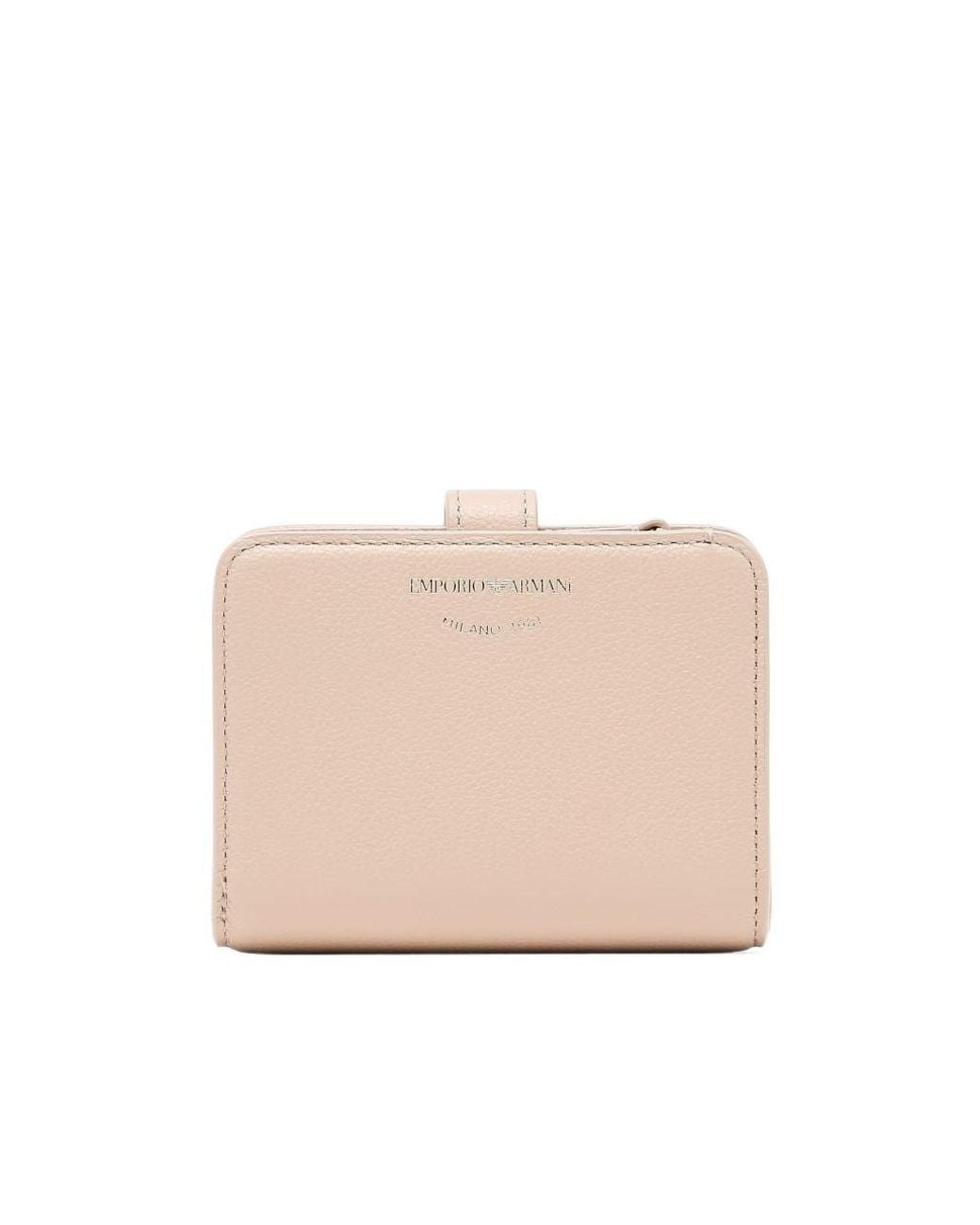 Emporio Armani Natural Compact Leather Wallet