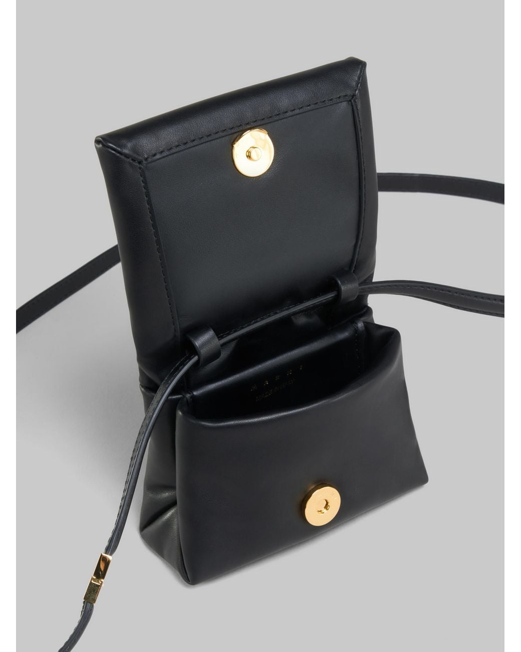 Marni Black Xaml Mini Clutch Bag