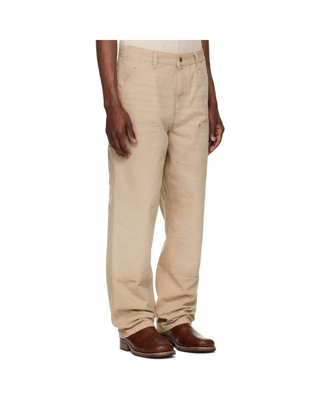 Carhartt Natural Double Knee Jeans for men