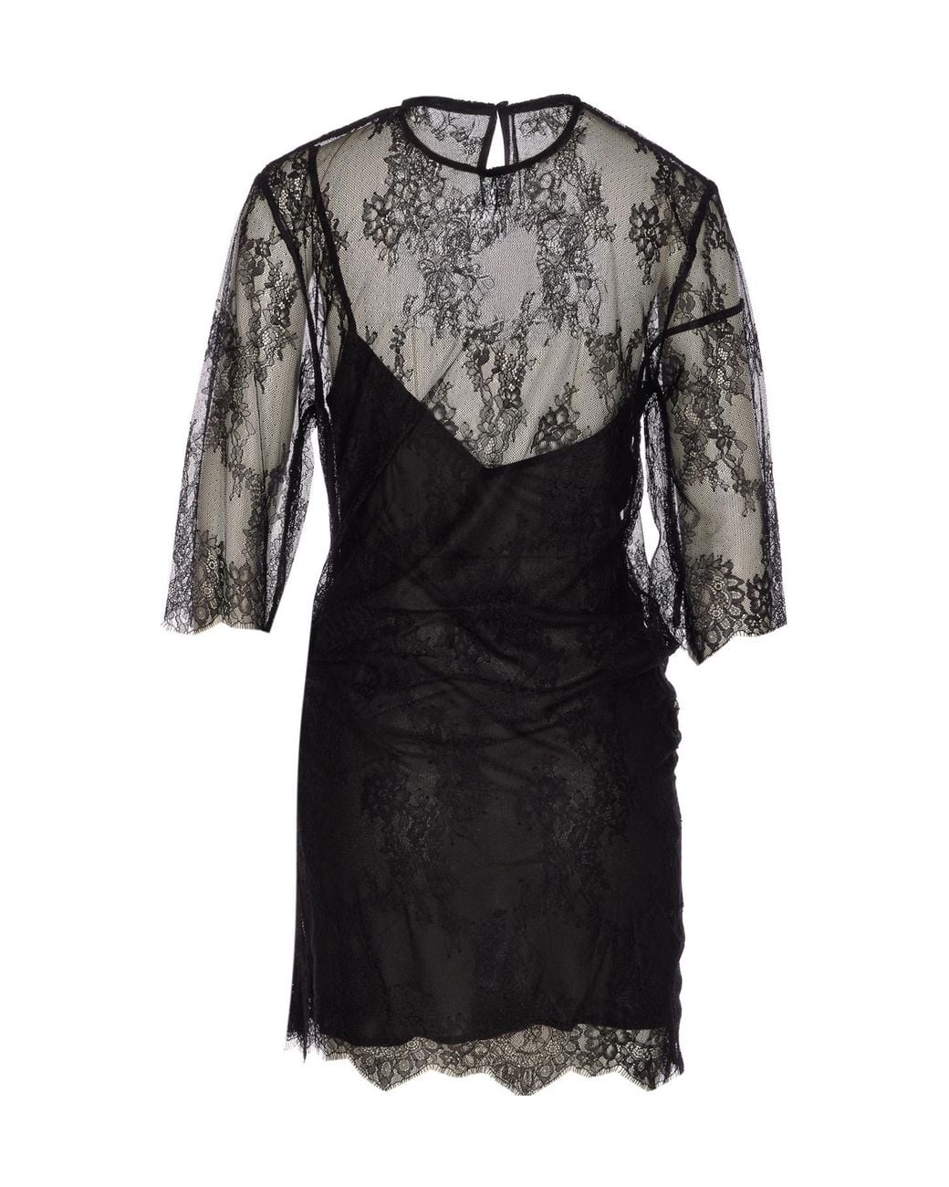 Liu Jo Black Laced Mini Dress