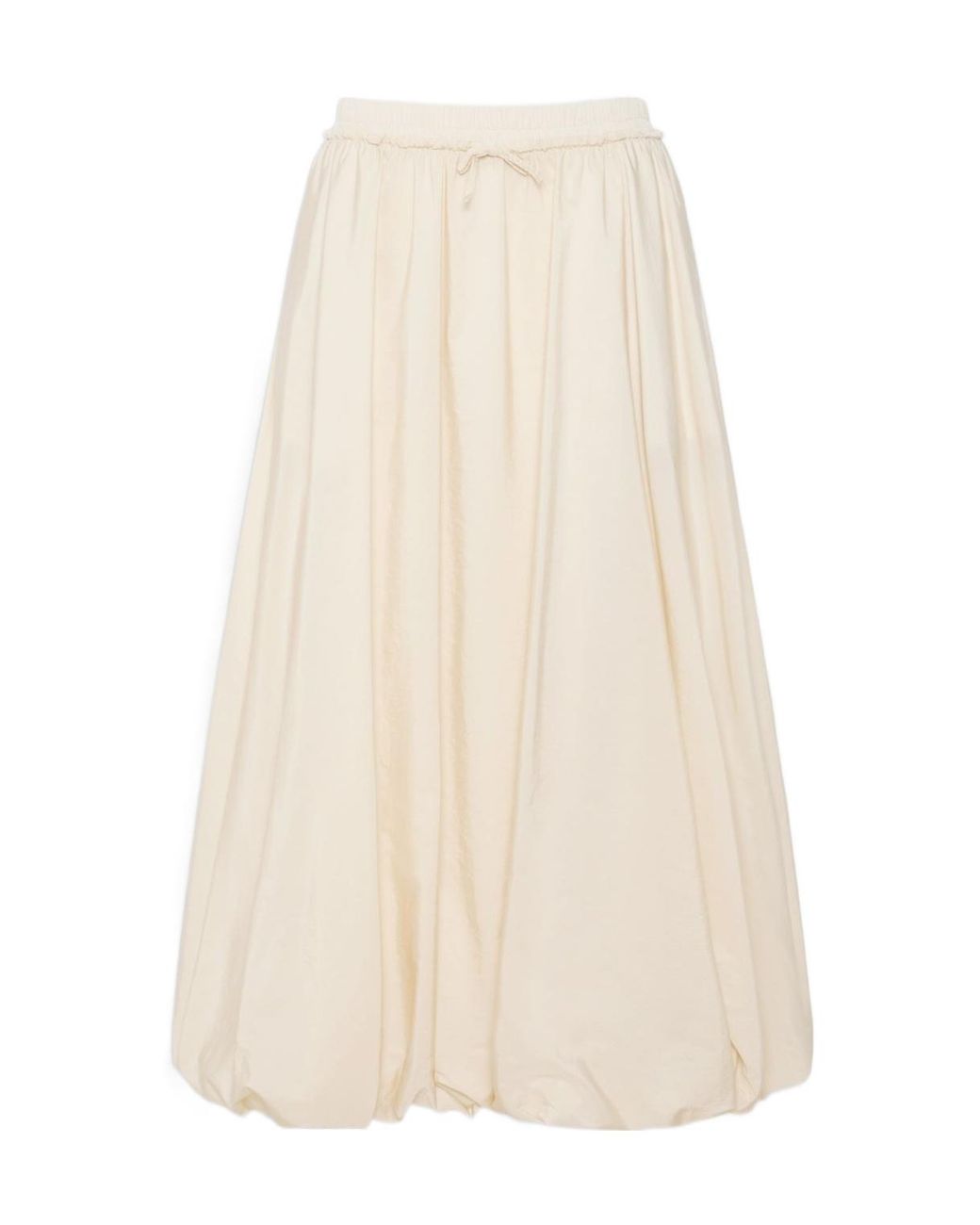 Weekend by Maxmara White Wkdciurma Elasticated Wide Skirt