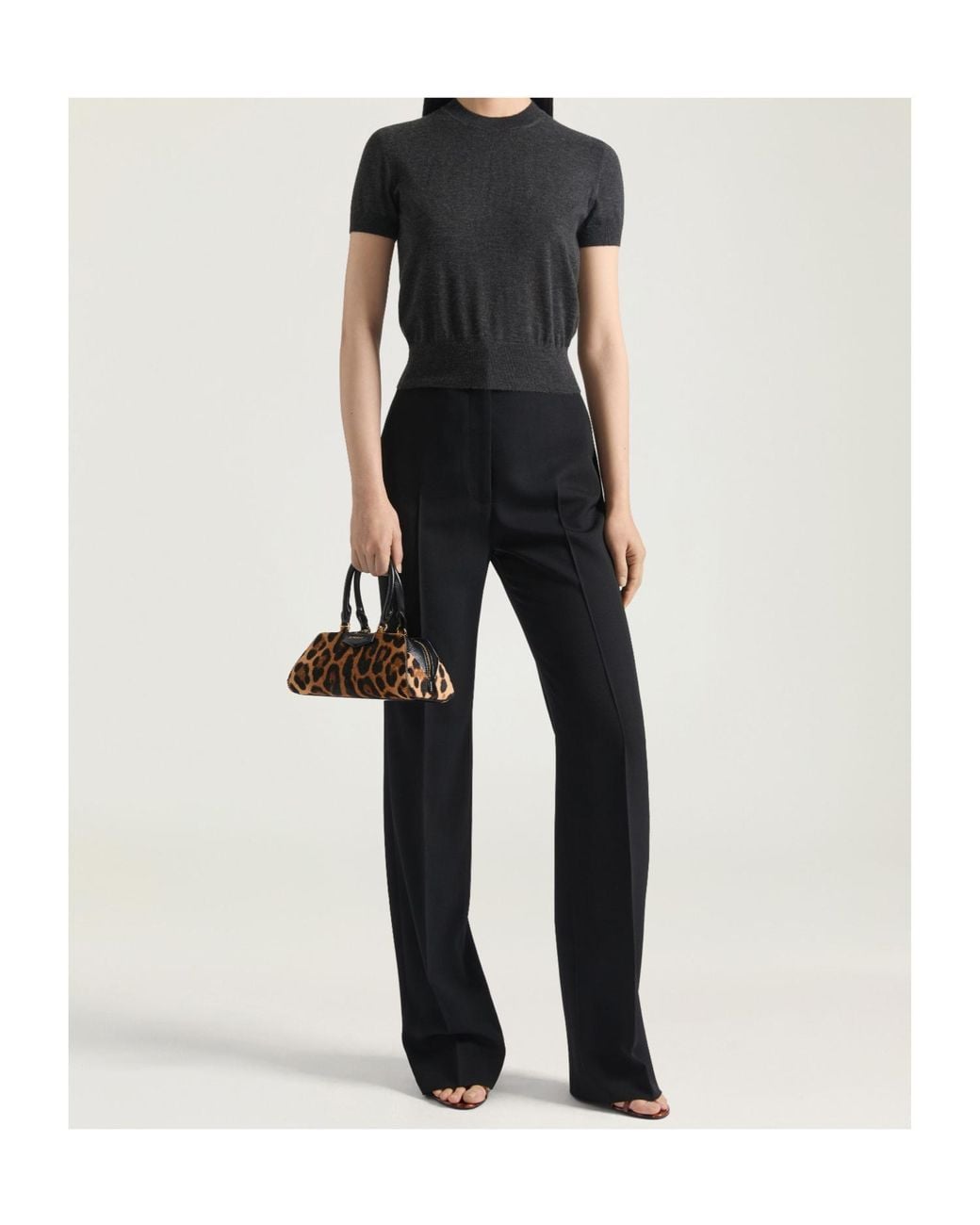 Givenchy Black Short-Sleeved Sweater